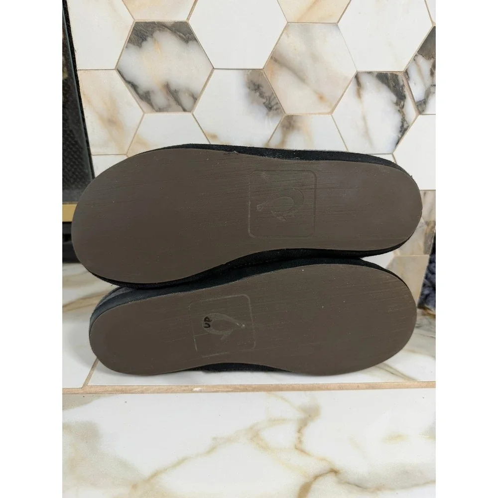 Olukai Moloa Hulu Loafers Men 11 Grey Heathered Wool Blend Slip On 10411-6C6C